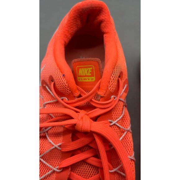 Nike Fury 2 Womens Running Shoes Bright Orange Mesh Lightweight Design READ - Picture 3 of 10